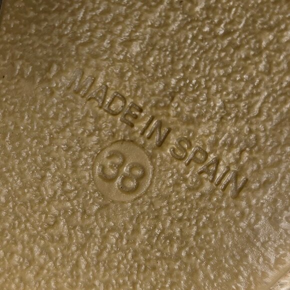 Pinaz Emerald Green Strappy Espadrille Suede Micro Wedge Sandals 7 - Picture 8 of 8